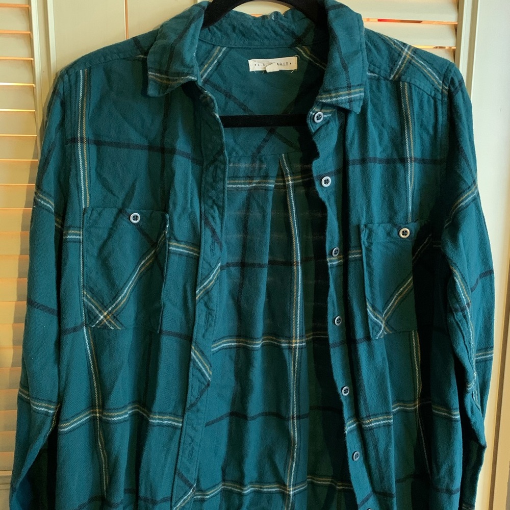 Teal Flannel